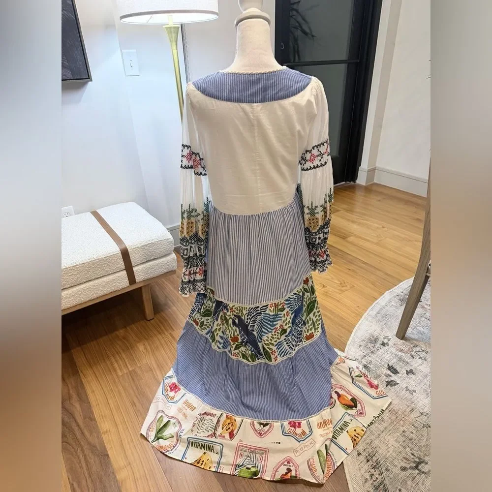 Farm Rio Pineapple maxi dress Size Small